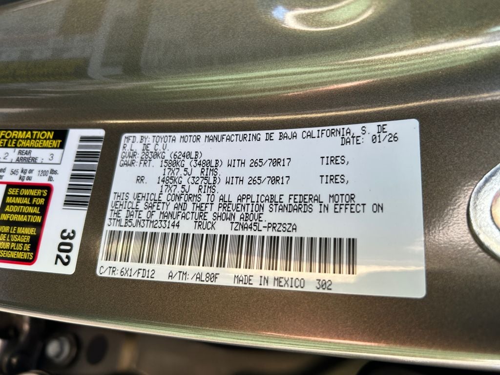 2026 Toyota Tacoma TRD Off-Road