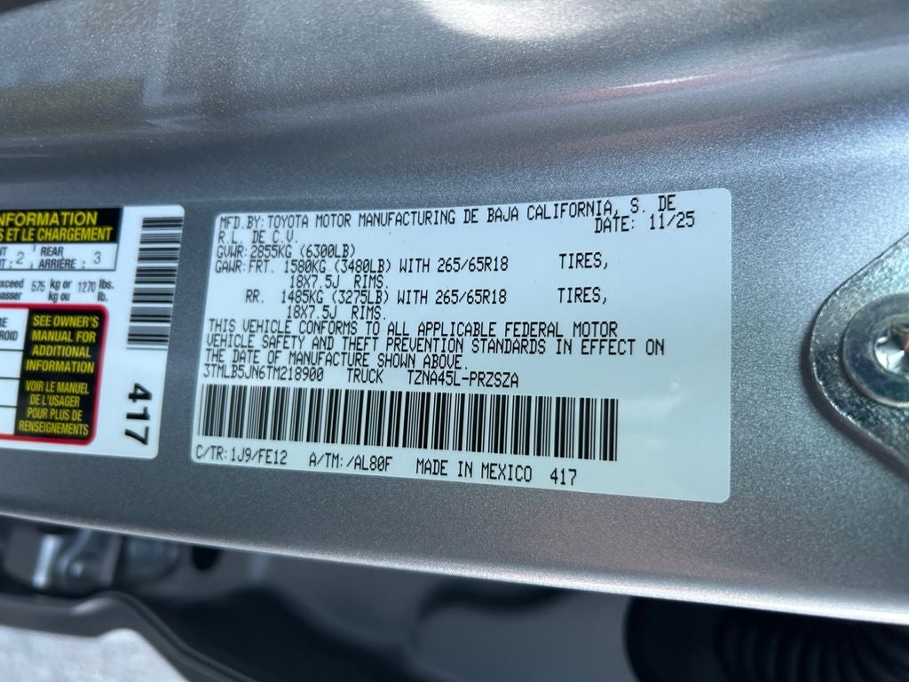 2026 Toyota Tacoma TRD Sport