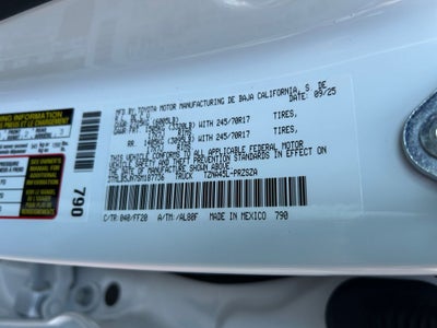 2025 Toyota Tacoma SR5