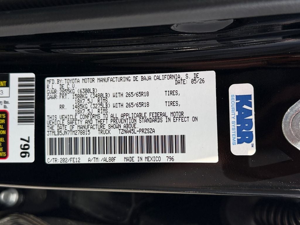 2026 Toyota Tacoma TRD Sport