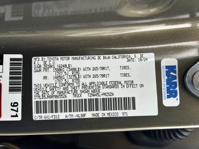 2024 Toyota TACOMA TRD OFFRD TRD Off-Road 1 OWNER
