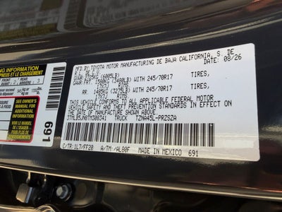 2026 Toyota Tacoma SR5