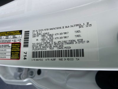 2026 Toyota Tacoma TRD Off-Road