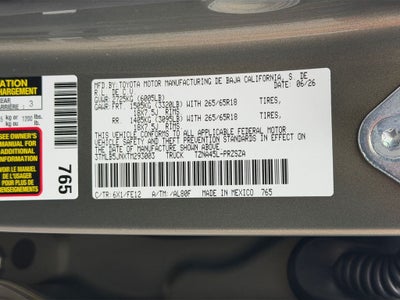 2026 Toyota Tacoma TRD Sport