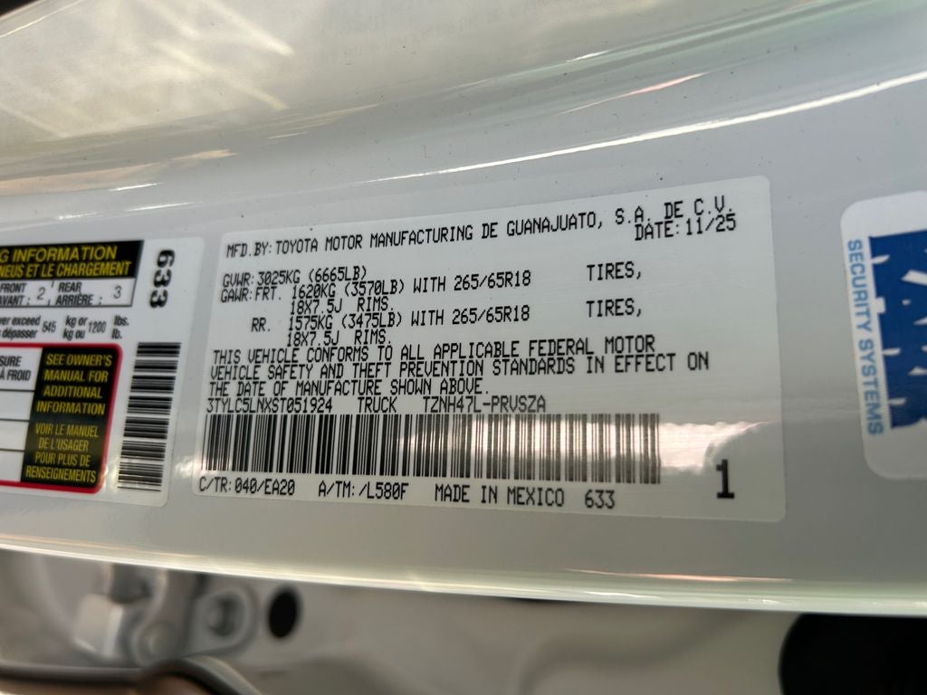 2025 Toyota Tacoma i-FORCE MAX TRD Sport i-FORCE MAX