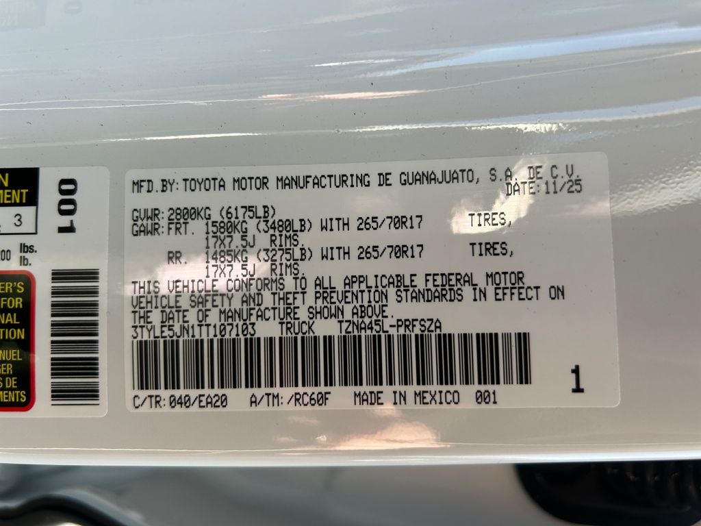 2026 Toyota Tacoma TRD Off-Road