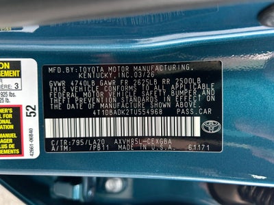 2026 Toyota Camry XLE