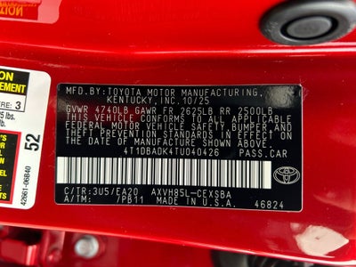 2026 Toyota Camry SE