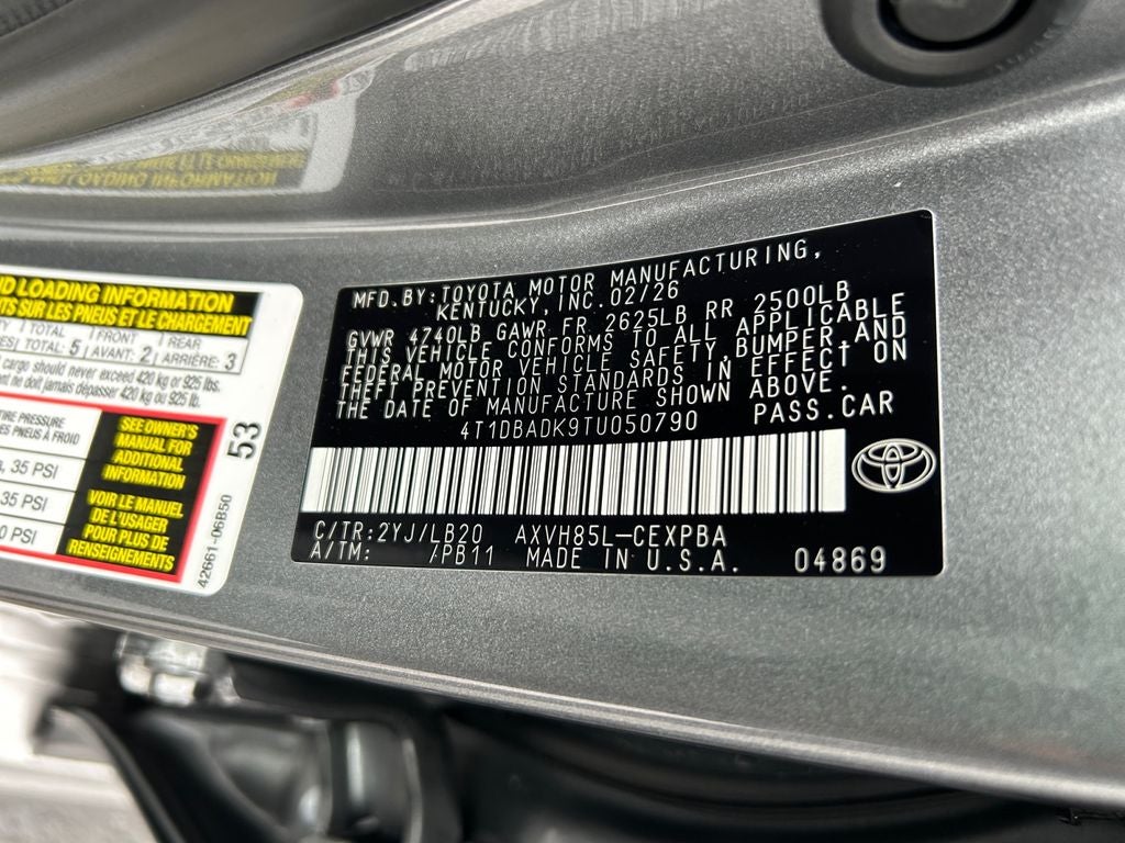 2026 Toyota Camry XSE