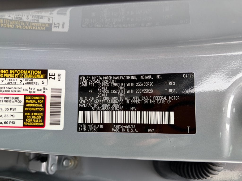 2025 Toyota Grand Highlander Hybrid MAX Platinum
