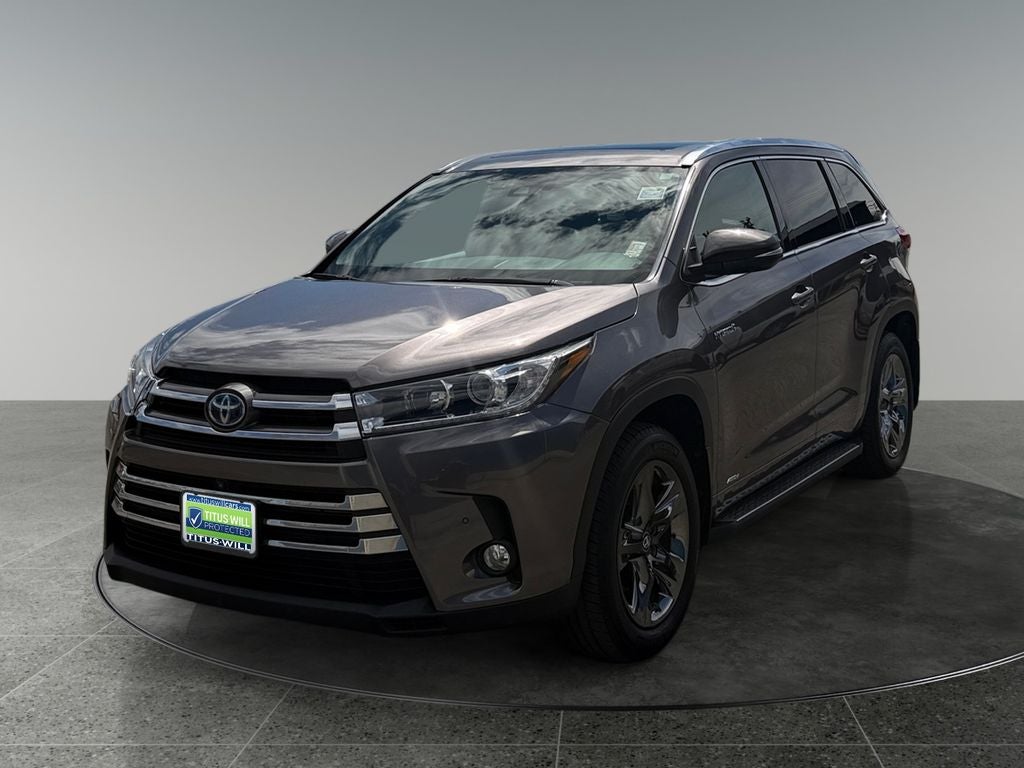 2018 Toyota Highlander Hybrid Limited Platinum 30 MPG