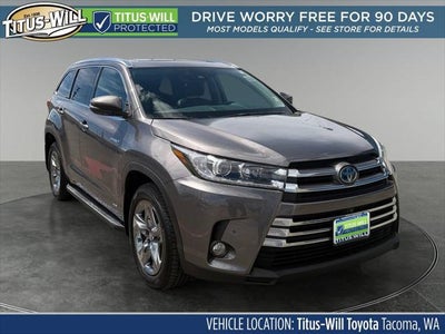 2018 Toyota Highlander Hybrid Limited Platinum 30 MPG