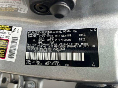 2022 Toyota HIGHLANDER XLE