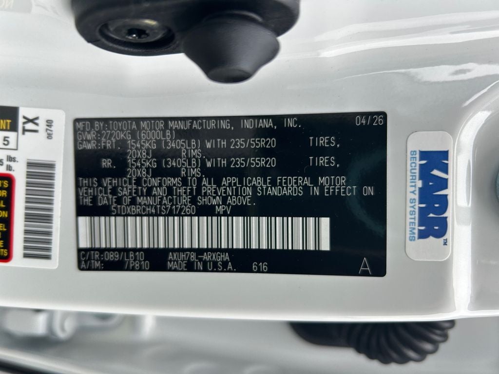 2026 Toyota Highlander Hybrid Hybrid Limited