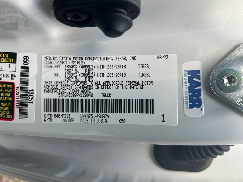 2023 Toyota Tundra SR5