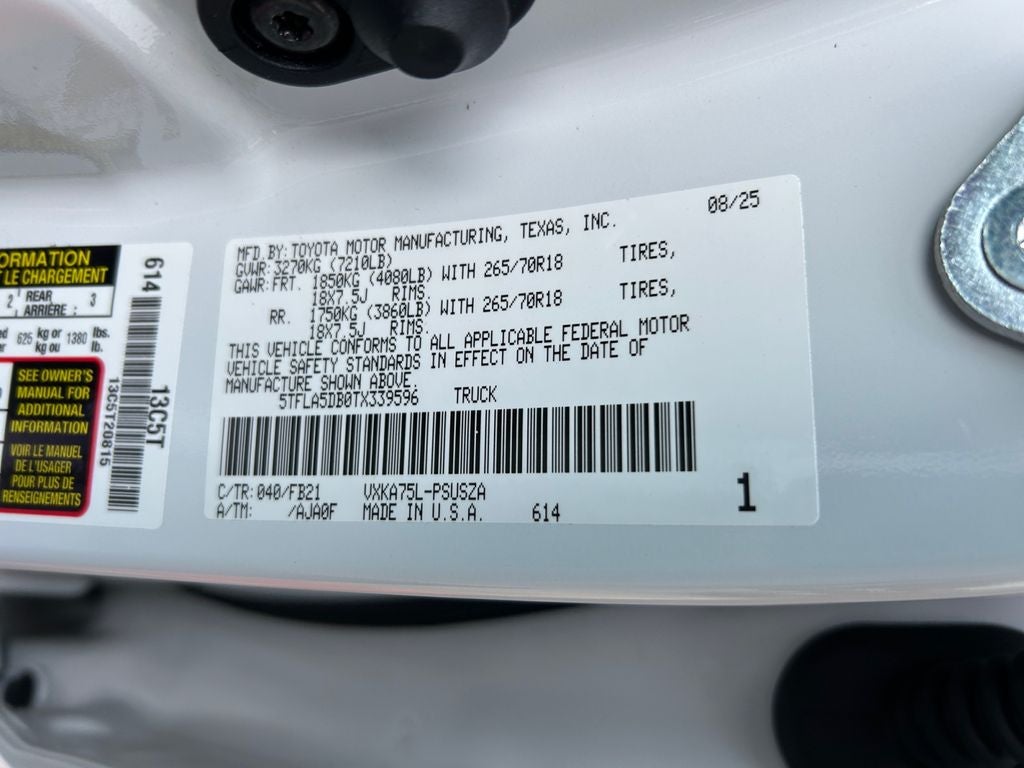 2026 Toyota Tundra SR5