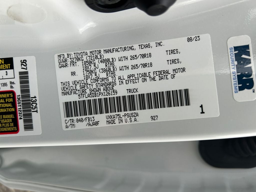 2023 Toyota Tundra SR5 LIFTED WITH WHEELS AND TIRES