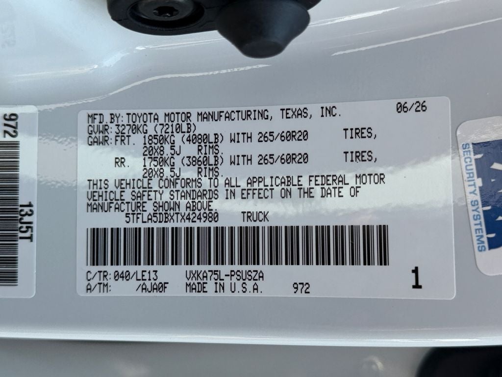 2026 Toyota Tundra SR5