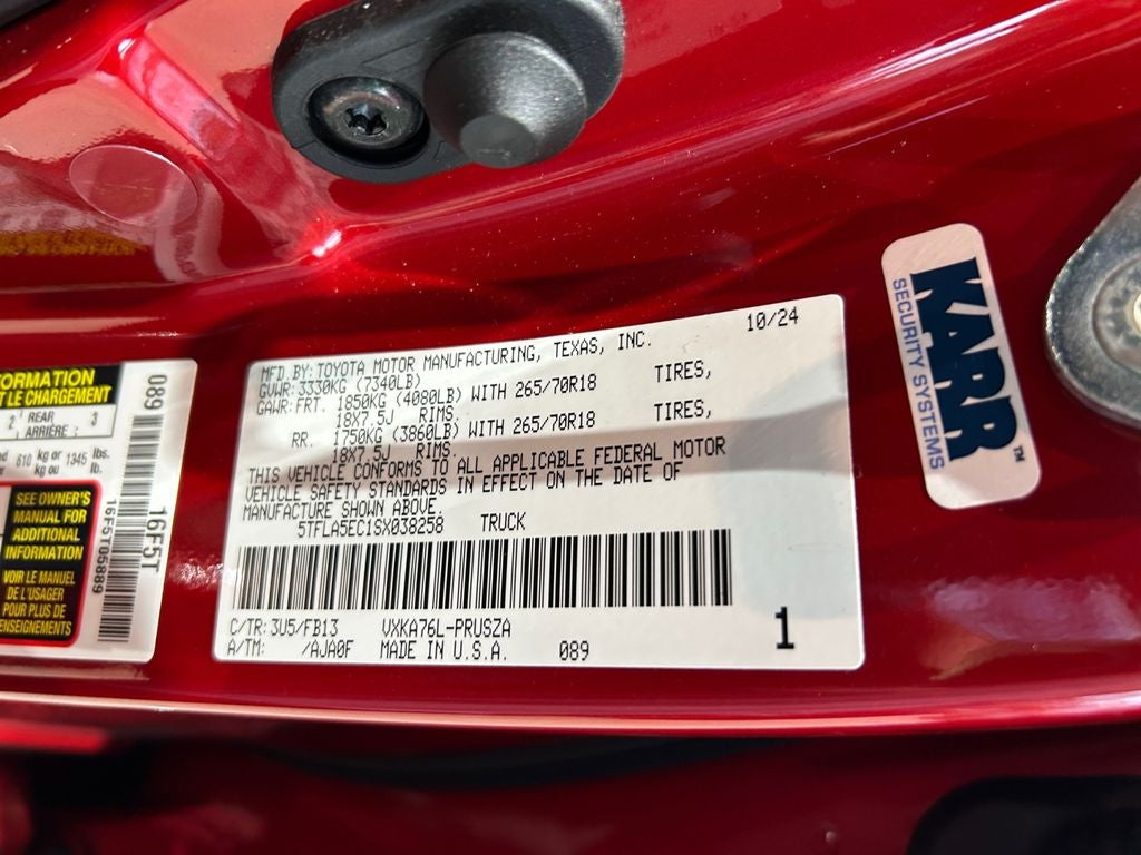 2025 Toyota Tundra SR5