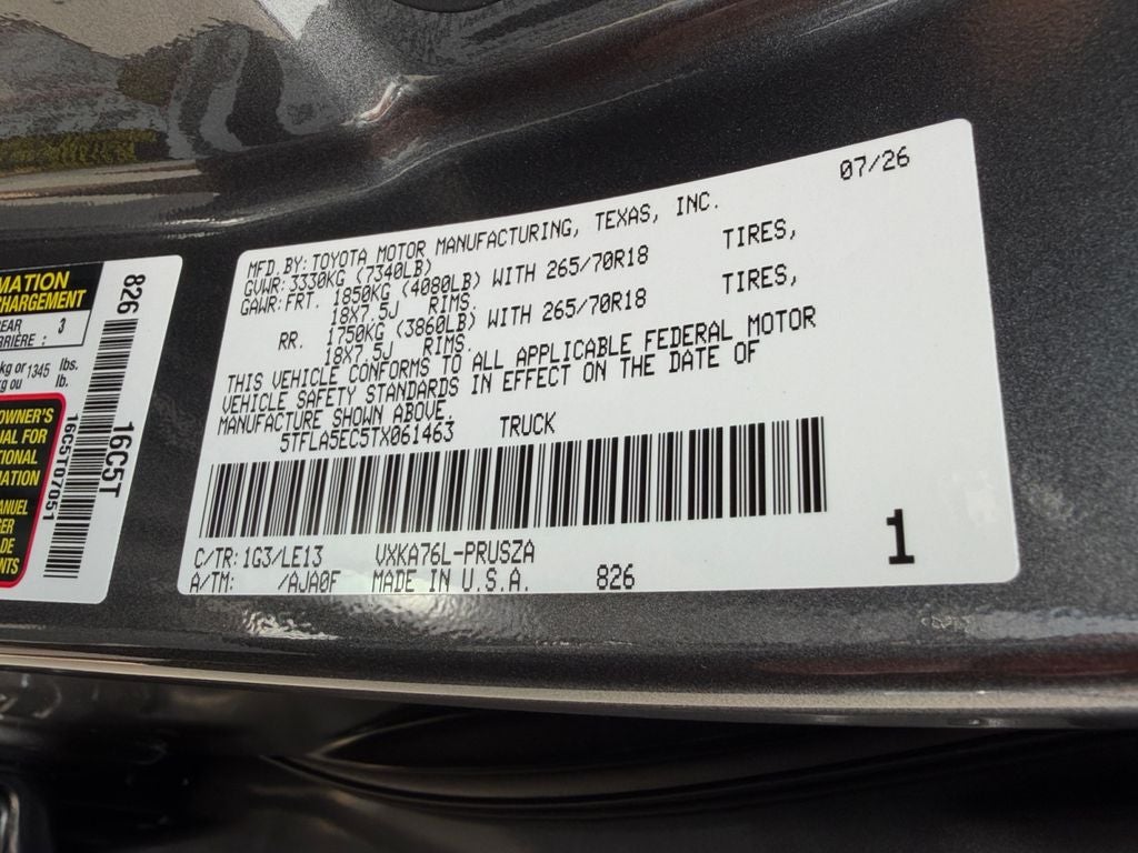 2026 Toyota Tundra SR5