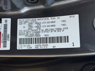 2026 Toyota Tundra 1794 Edition