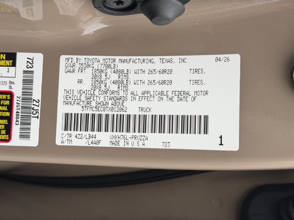 2026 Toyota Tundra Hybrid 1794 Edition i-FORCE MAX