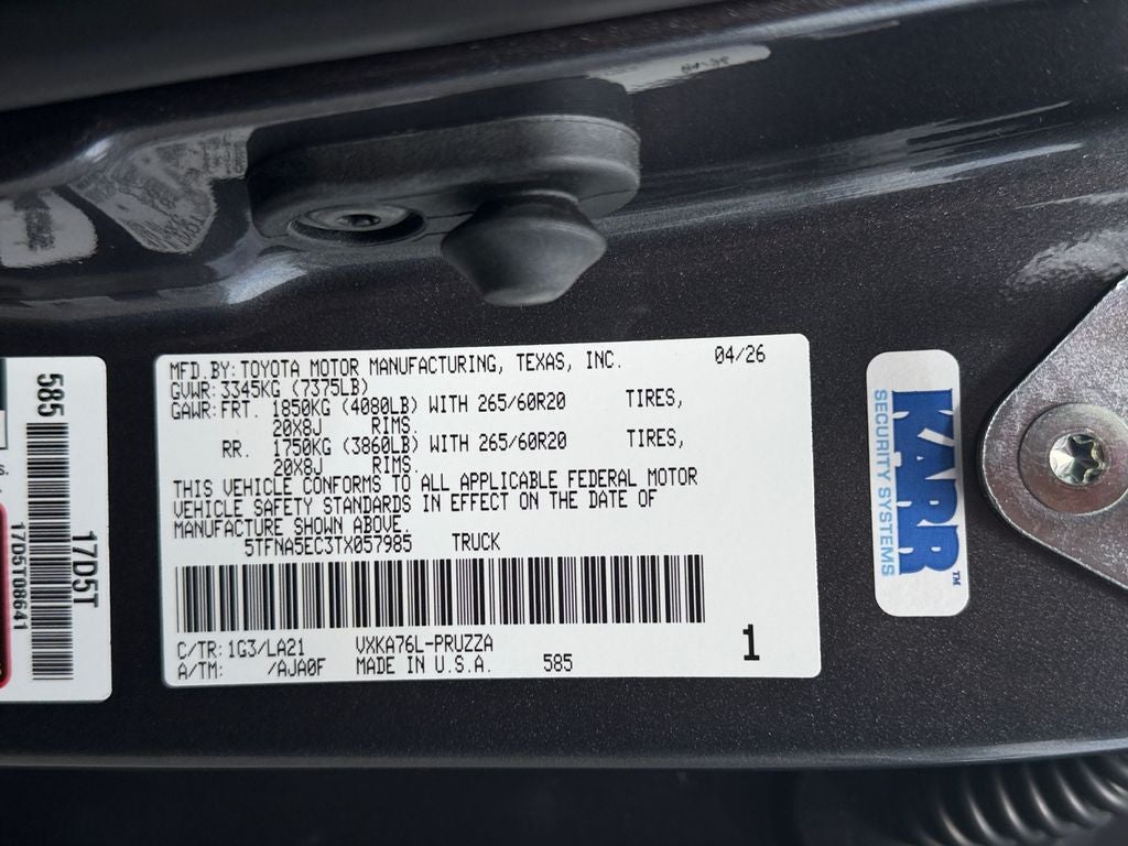 2026 Toyota Tundra Platinum