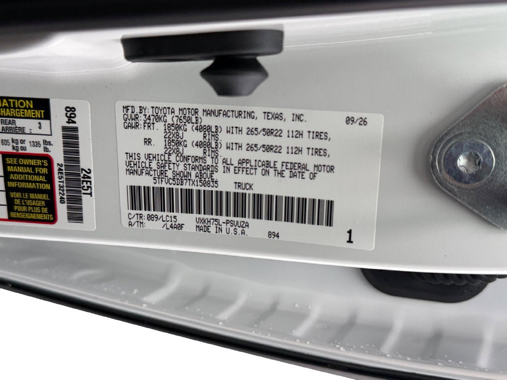 2026 Toyota Tundra Hybrid Capstone
