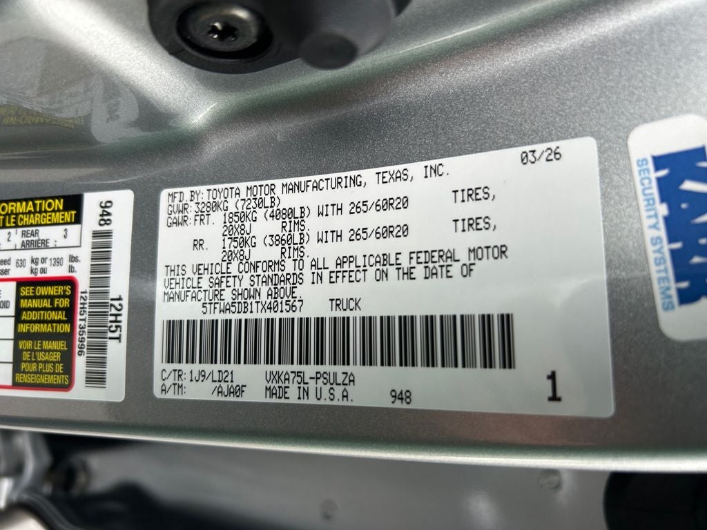 2026 Toyota Tundra Limited