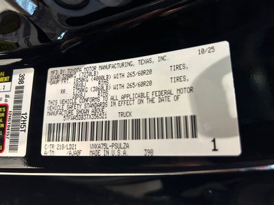 2026 Toyota Tundra Limited