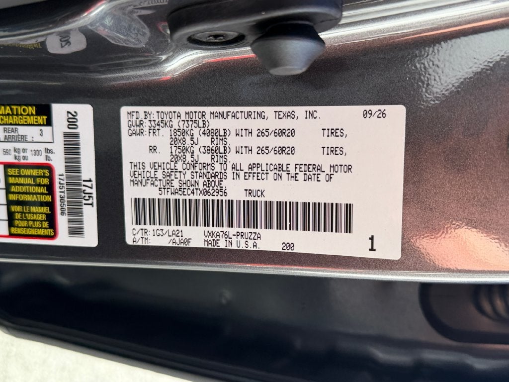 2026 Toyota Tundra Platinum