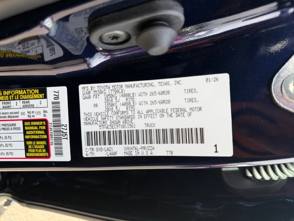 2026 Toyota Tundra Hybrid Limited