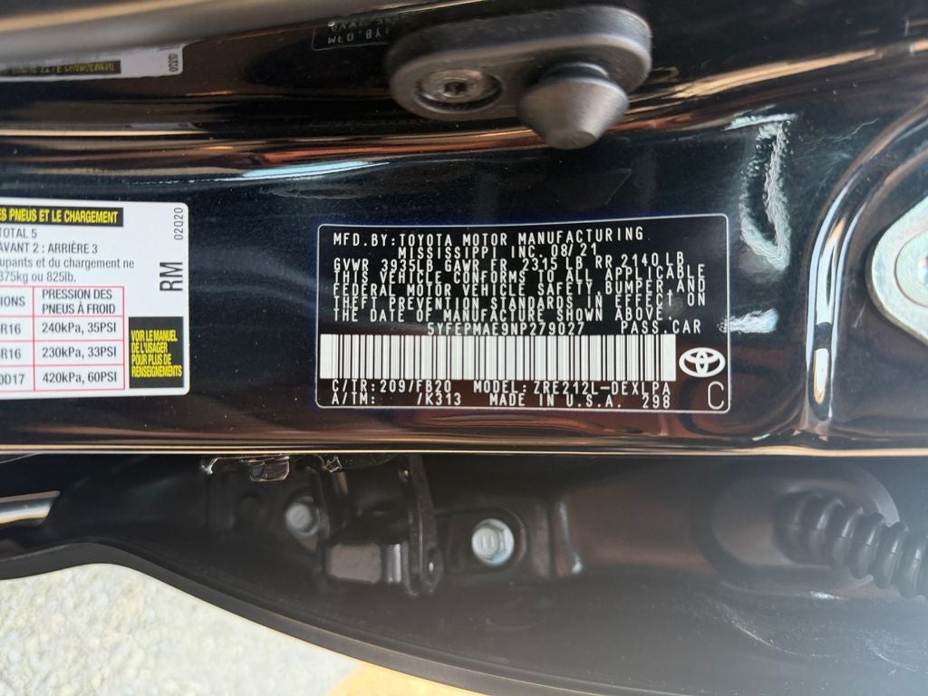 2022 Toyota Corolla LE