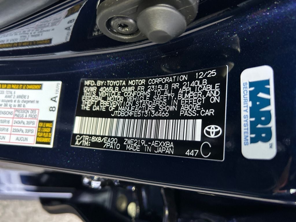 2026 Toyota Corolla Hybrid Hybrid XLE