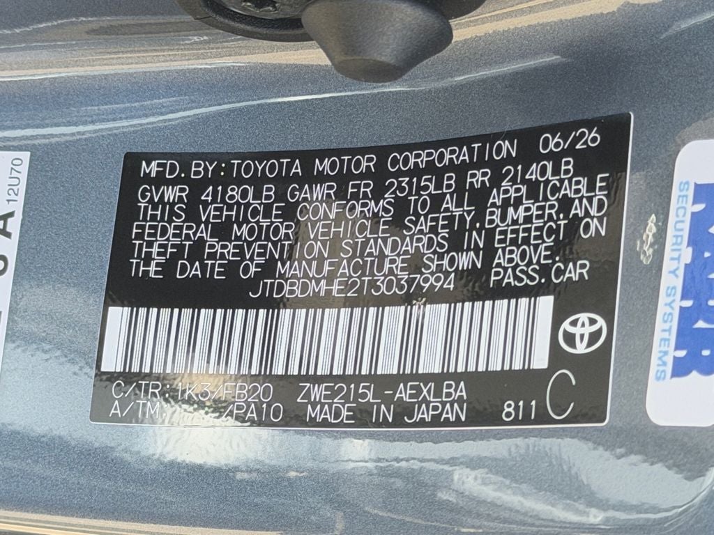 2026 Toyota Corolla Hybrid Hybrid LE