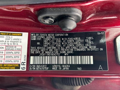 2007 Toyota 4RUNNER Limited