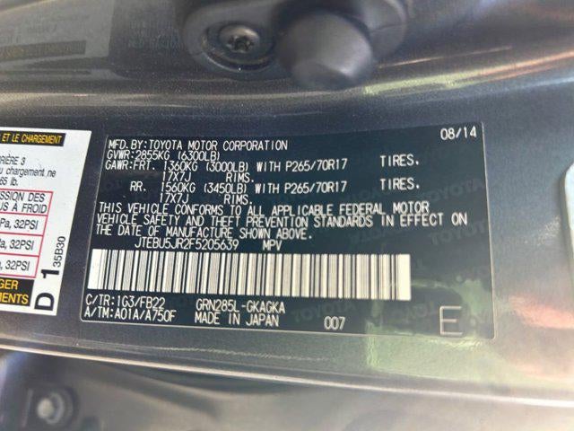 2015 Toyota 4RUNNER SR5