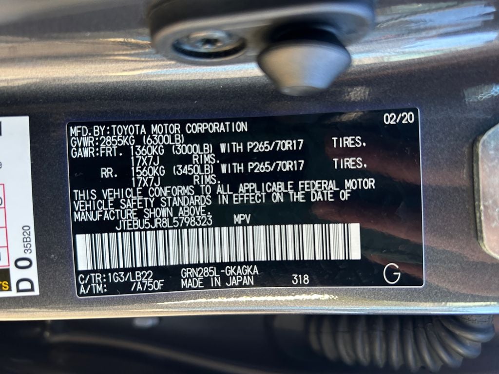 2020 Toyota 4RUNNER SR5 Premium