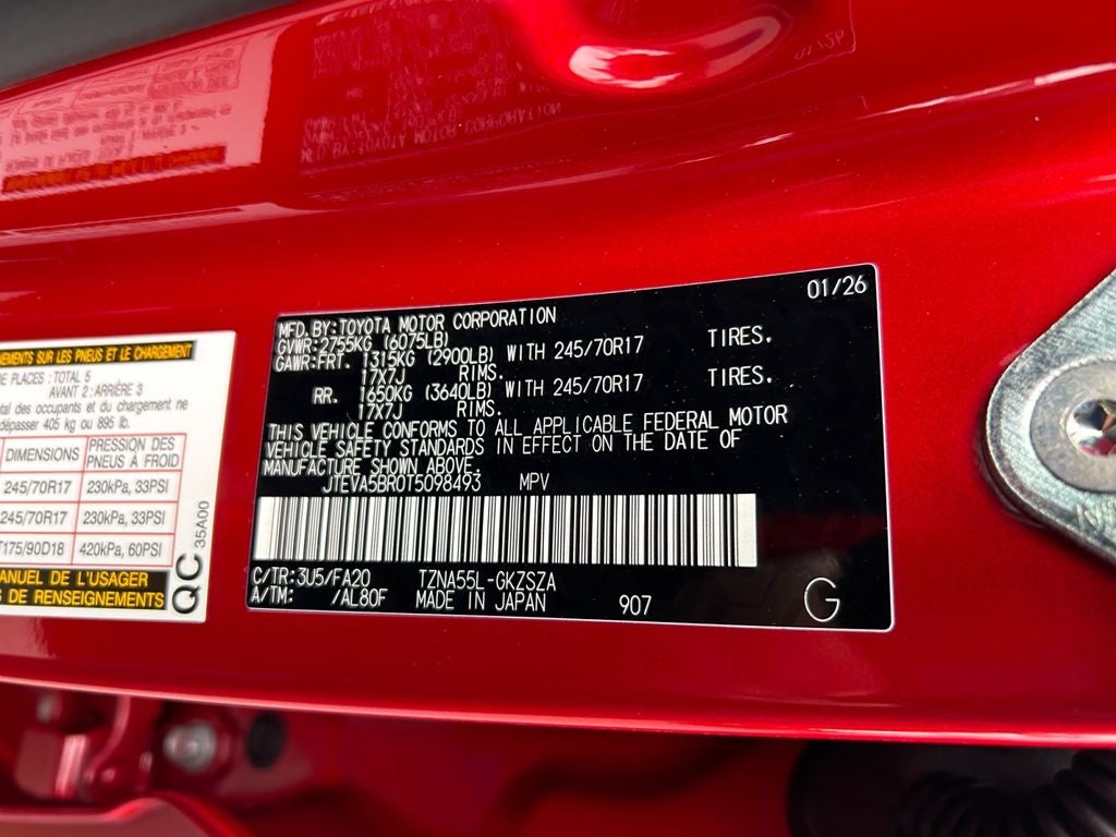 2026 Toyota 4Runner SR5