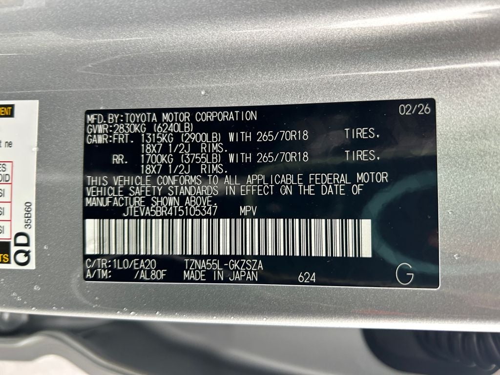 2026 Toyota 4Runner TRD Off-Road Premium