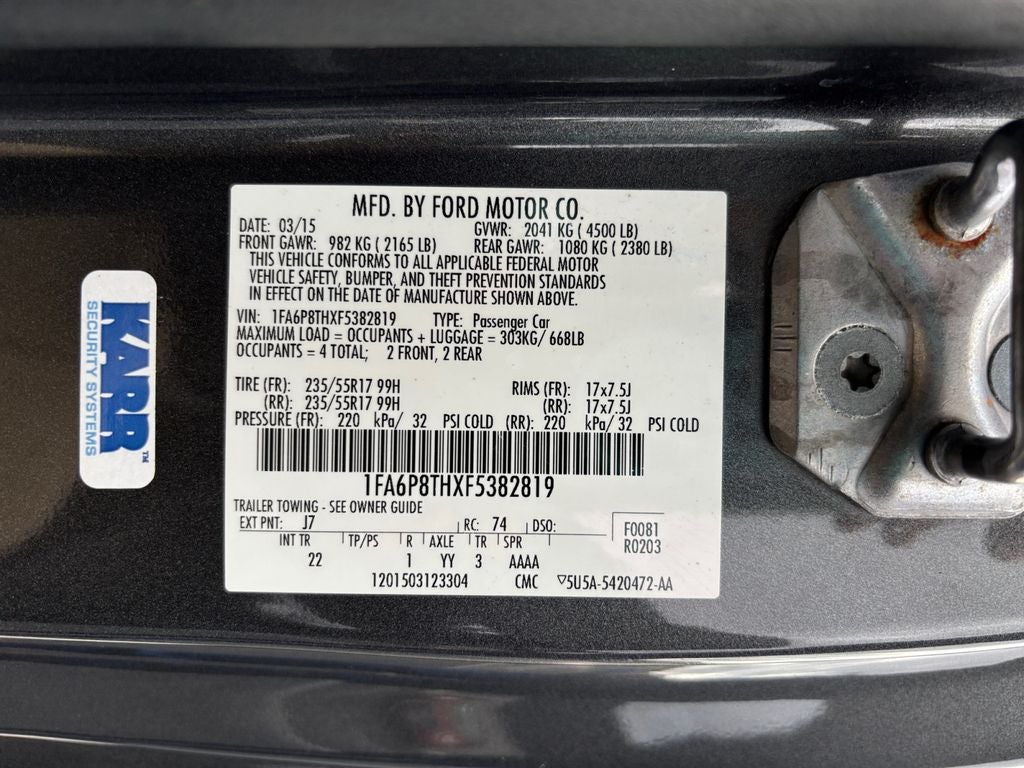 2015 Ford Mustang EcoBoost