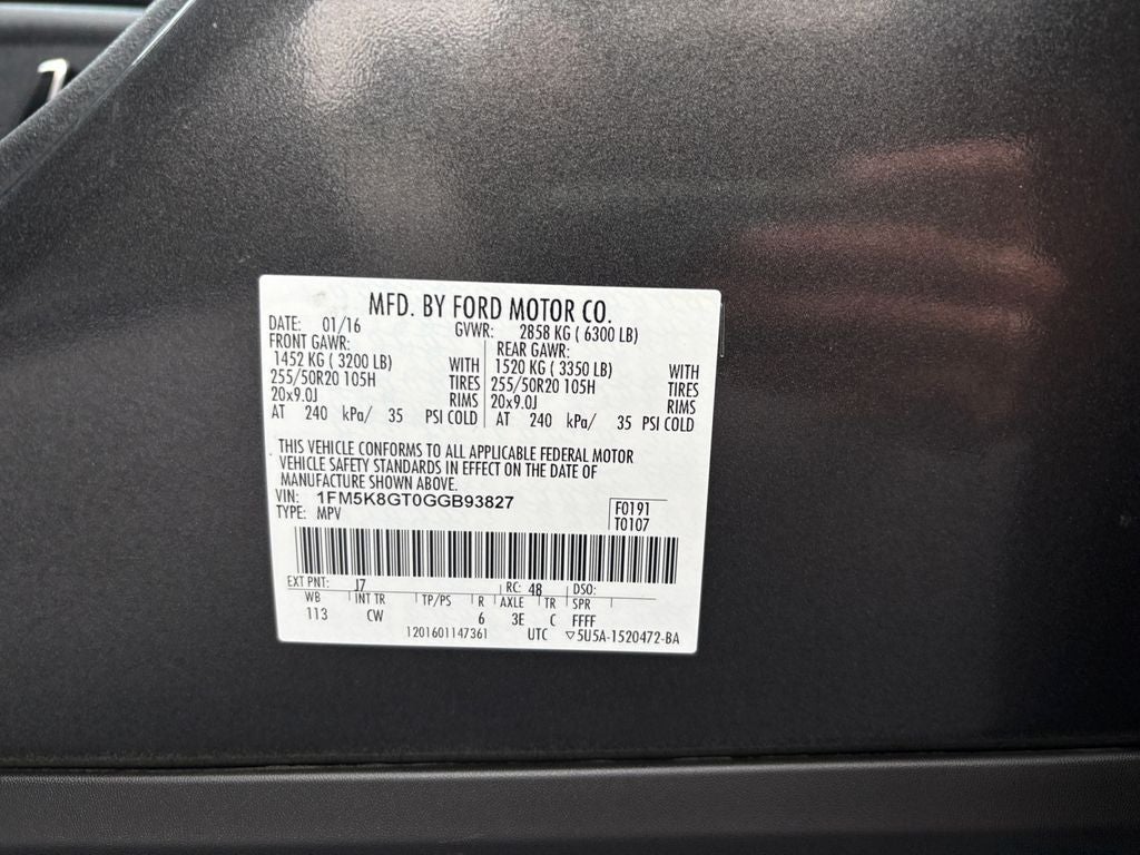 2016 Ford Explorer Sport