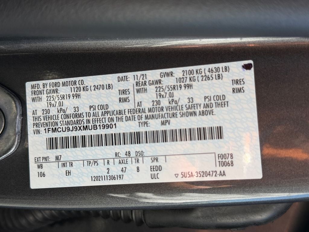 2021 Ford Escape Titanium