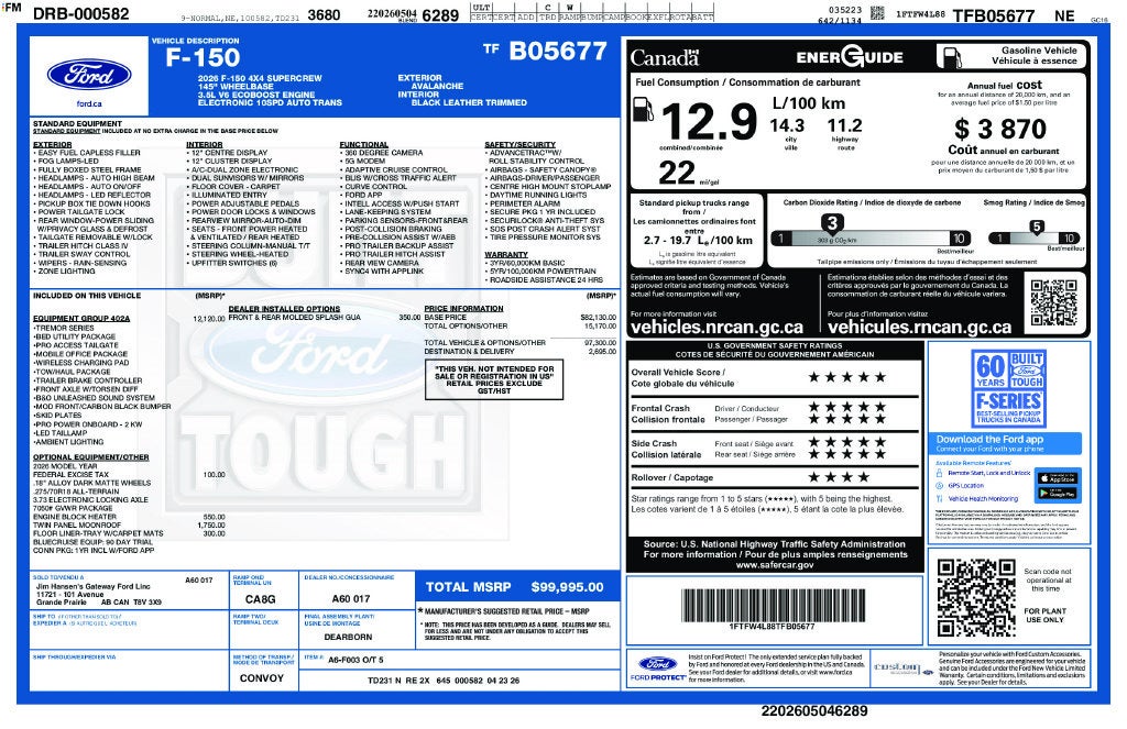 2026 Ford F-150 Tremor