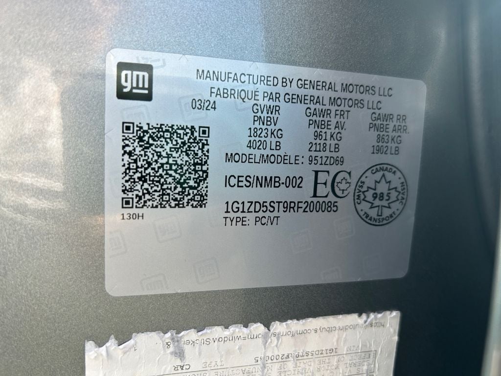 2024 Chevrolet Malibu LT 1LT