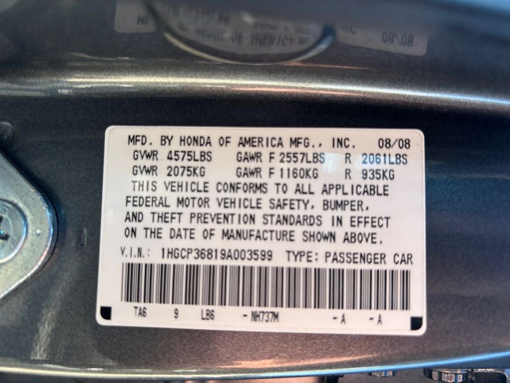 2009 Honda Accord EX-L 3.5