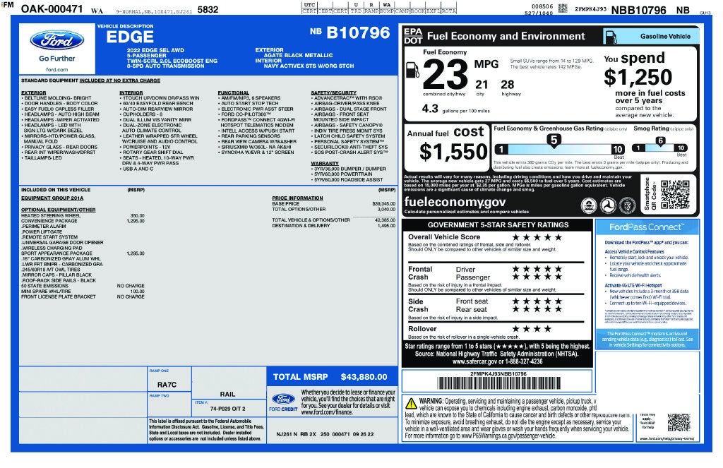2022 Ford Edge SEL