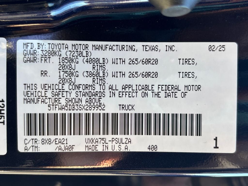 2025 Toyota Tundra Limited