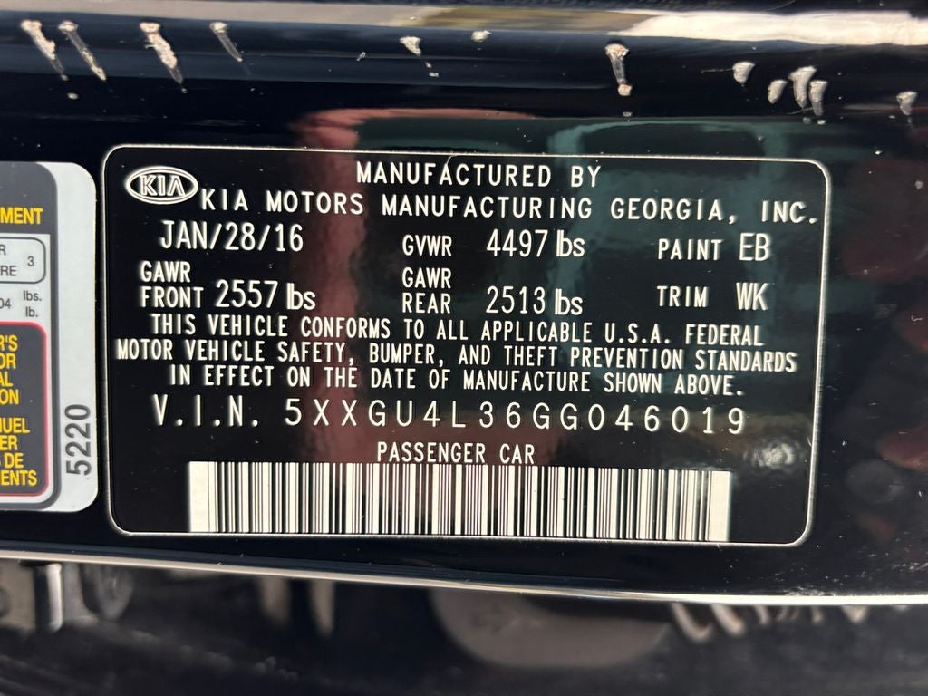 2016 Kia Optima EX