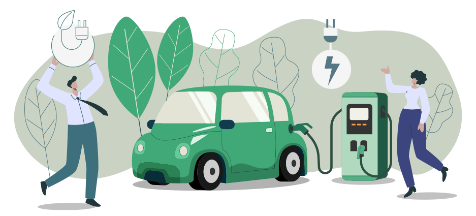 Electric Vehicle Graphic